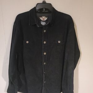 Black Button-Up Shirt HARLEY DAVIDSON